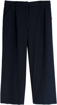 Veronica Beard Navy Pinstripe Trousers Size XL