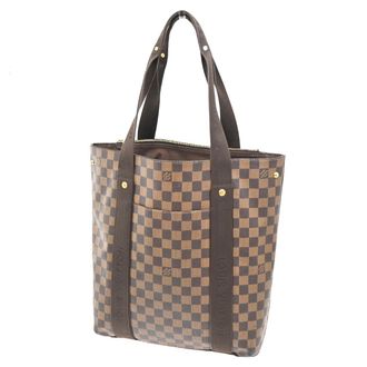 Louis Vuitton Beaubourg Damier Brown Canvas Handbag (Pre-Owned)