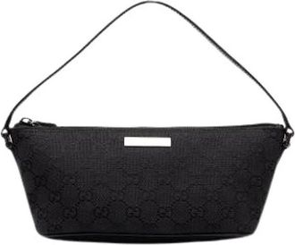 Gucci Pre-owned Mini Shoulder Bag - Dames - Vintage Mini Tas - Zwart - ONE Size - Leer - Vintage