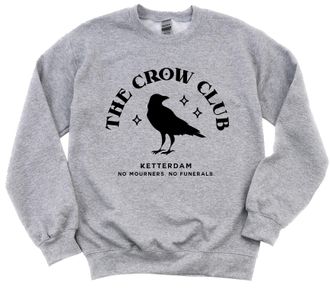 Generic Shadow NO MOURNERS NO FUNERALS CARDS and Bone SandB Shadow Swearshirt (as8, alpha, l, regular, regular, GREY)