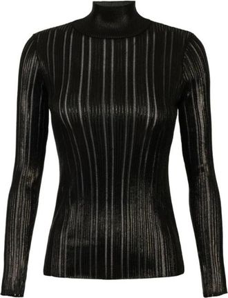 Elisabetta Franchi Dames, Truien, Zwart, Maat: XS Poliester