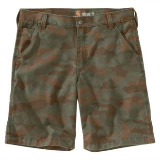 Carhartt Work in Progress Rigby Dungaree Chino Shorts Mens Green 10 Inseam Relaxed Fit JAX2185