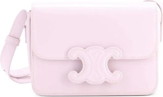 Celine Triomphe Shoulder Bag Smooth Calfskin Teen crossbody bag - Rosa