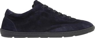 Brunello Cucinelli Suede Lichtgewicht Sneakers - Heren - Sneakers - Blauw - 42 EU - Leer - Schoenen