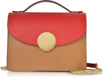 Le Parmentier Handbags - Dames - Schoudertassen - Rood - ONE Size - Leer - Tassen