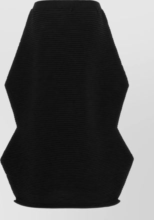 Pleats Please Issey Miyake pleated ribbed maxi skirt