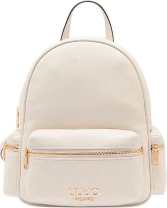 Liu Jo Better Backpack - Dames - Rugzakken - Beige - ONE Size - Polyester - Tassen