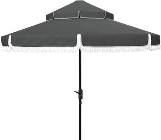 Safavieh Indoor/Outdoor Milan 9Ft Dbletop Umbrella