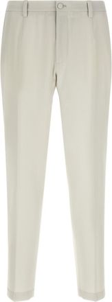 Dolce & Gabbana Light Beige Poplin Trousers