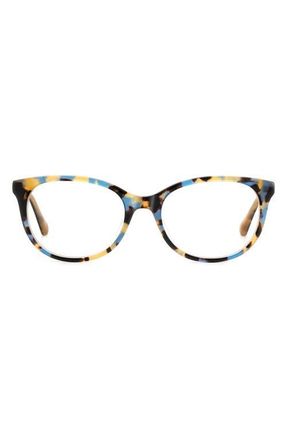 Kate Spade New York joshann 52mm oval optical glasses in Havana Multicolor at Nordstrom