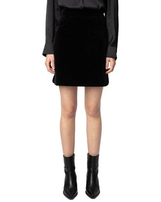 Zadig&Voltaire Jinette Velvet Skirt