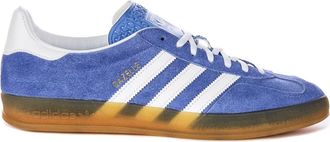 adidas Sneakers, male, Blue, 12 UK, Blue White Gazelle Indoor Trainers