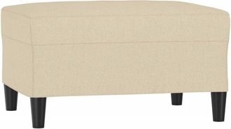 vidaXL Reposapi&eacute;s De Tela Crema 70x55x41 Cm Vidaxl