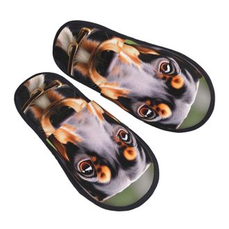Generic Dachshund Weiner Pet Dogs Men Women Sliders Warm Slippers Breathable Shoes For Indoor Outdoor Winter L