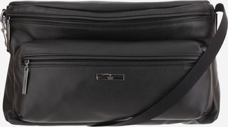 Gucci Unisex Shoulder Bag Tag Medium Black Calf Skin
