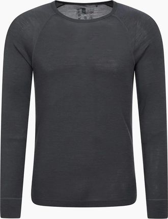 Mountain Warehouse Mens Mountain Warehouse Mens Merino Wool Thermal Top - Grey - Size: 46