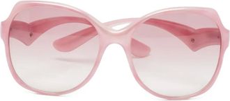 Dolce & Gabbana Occhiali da sole oversize - Rosa
