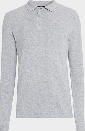 Monfrere Mens Pierce Cashmere Polo Sweater