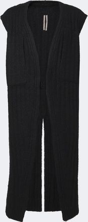 Rick Owens Chaleco Lab de cachemir y seda