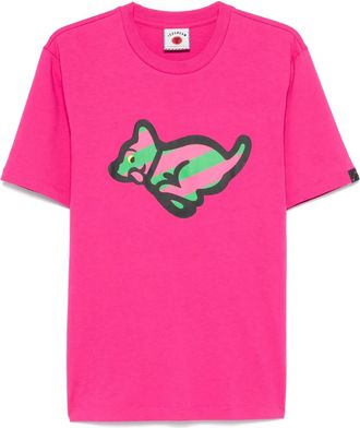 Icecream Running Puppy T-shirt - men - Cotton - L - Pink