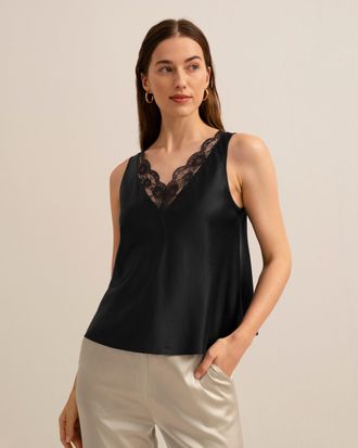 LilySilk The Armeria Lace Tank for Women