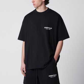 Fear of God T-shirt Classic in cotone nero vintage