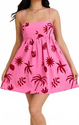 Le Lis Blanc Deux Baby Doll Mini Dress In Pink
