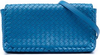 Bottega Veneta Pre-owned Bottega Veneta Nappa Intrecciato Flap Crossbody Ladies AE9VWT4IHCMFGES5