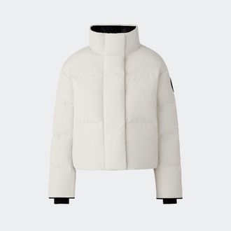 Canada Goose Grandview Cropped Jacket Black Disc (Women, Northstar White, XXS)