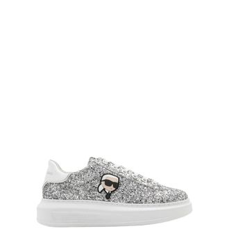 Karl Lagerfeld Sneakers, female, Gray, 5 UK, Glitter Trainers Kapri Style