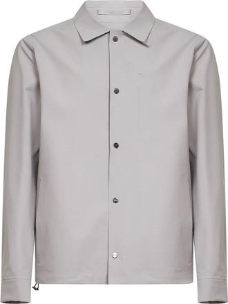 Herno Technische Stoffen Jas - Heren - Zomerjassen - Grijs - 2XL - Jassen