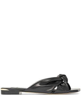Jimmy Choo London Avenue leather sandals - Black