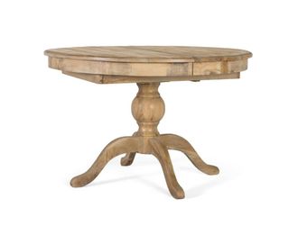 Giner&Colomer Mesa de comedor extensible de madera de mango fabricada a mano