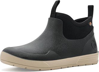 Bogs Rockaway Seamless Low Womens Rain Boots Black : 11 M, Rubber