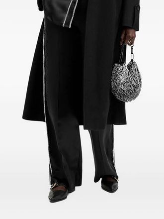 AllSaints Pantaloni con cuciture a contrasto - Nero