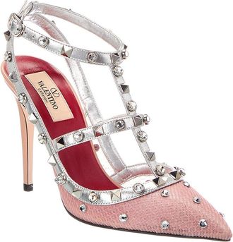 Valentino Garavani Rockstud 100 Leather Pump
