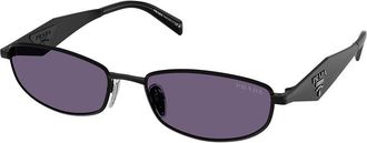 Prada PR D51S 7AB70W Womens Sunglasses Black Size 55