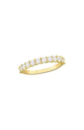 Delmar Created White Sapphire Band Ring at Nordstrom Rack, Size 9