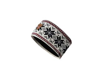 Dale of Norway Garmisch Headband Traditional Hats Off-White/Navy/Raspberry 1, Merino/Wool