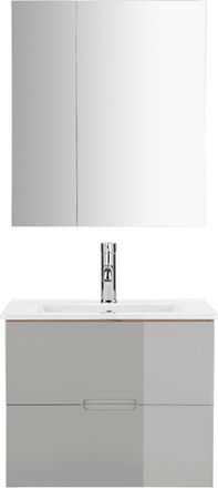 WELLTIME Badmöbel-Set »Lund Badmöbel Set Badschrank Badezimmerset«