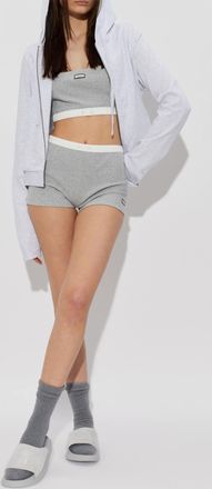 Entire studios Shorts With Logo, Womens, Grey
