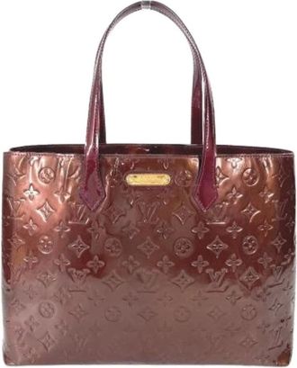 Louis Vuitton Pre-owned Tote Bags, female, Purple, Size: ONE SIZE Pre-owned Vintage Vernis Tote Bag