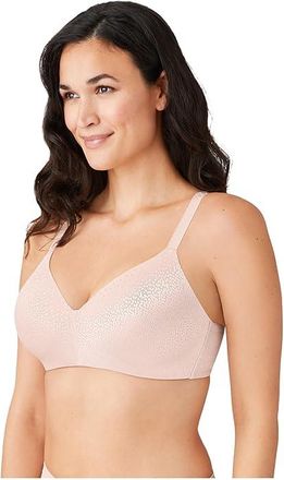 Wacoal Back Appeal Wire Free T-Shirt Bra 856303 Womens Bra Rose Dust : 34DDD, Spandex/Polyester/Nylon