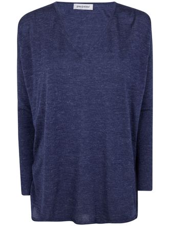Gentryportofino Knit V Neck Sweater