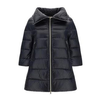 Herno A-Shape Cleofe - Dames - Jassen - Zwart - Maat: L Nylon