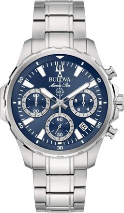 Bulova Marine Star Chronograph - Heren - Horloges - Blauw - ONE Size - Accessoires