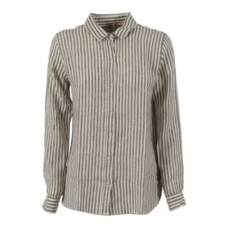 Barbour Shirts, female, Multicolor, Size: L Camicia Marine