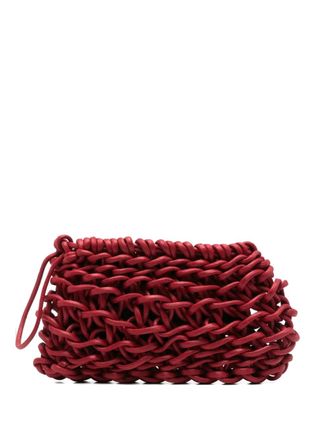 Alienina Nora clutch bag - women - Cotton/Cotton - One Size - Red