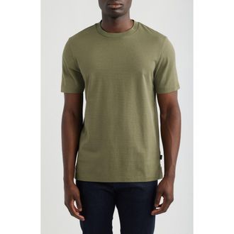 BOSS Thompson Solid T-Shirt in Olive Night at Nordstrom, Size Xx-Large