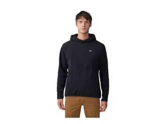 Mountain Hardwear Novelty Microchill Hoodie Mens Clothing Black : LG, Polyester